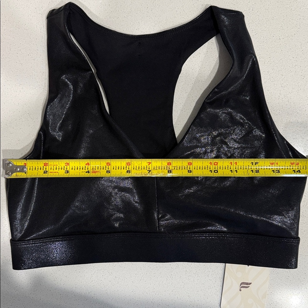 NWT Fabletics Black Women's Sports Bra Size Medium - Picture 9 of 11